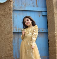 ثوب الكرته من تراث نجد والحجاز أصفر