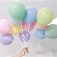 100 عصى استاند مثبت بالون ابيض