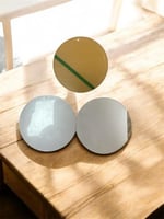 تعليقة قلادة اكريلك شفاف قطر 8.5 سم