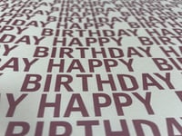 ورق تغليف ميلاد ورقي لونين عبارات