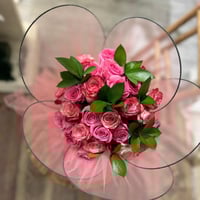 تغليف ورد جناح فراشة للباقات