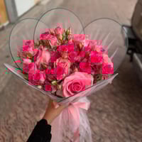 تغليف ورد جناح فراشة للباقات