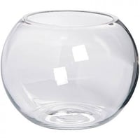 فازة دائري شفاف ثلاث مقاسات