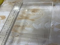 استاند اكريلك مستطيل مستورد - طقم ثلاث قطع