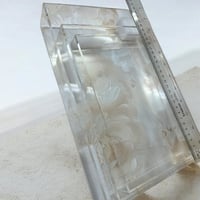 استاند اكريلك مستطيل مستورد - طقم ثلاث قطع