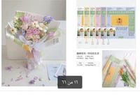 ورق تغليف باقات الورد جرايد عباد الشمس