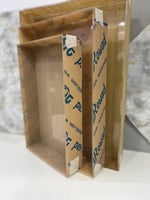 استاند اكريلك مستطيل مستورد - طقم ثلاث قطع