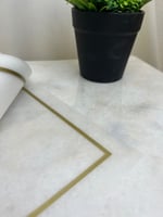 ورق تغليف بلاستك شفاف مع ايطار لون