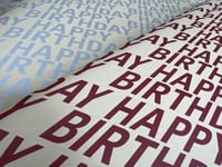 ورق تغليف ميلاد ورقي لونين عبارات