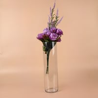 فازة اكريلك اسطواني شفاف