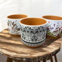 فازات مركن سراميك داخلي بني اشكال