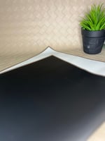 ورق تغليف بلاستك شفاف مع ايطار لون