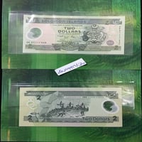 جزر سليمان فئة 5 دولار بوليمر أنسر تذكاري مع المغل...