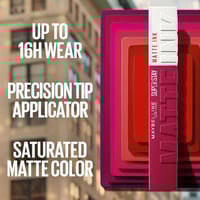 احمر شفاه سائل سوبر ستاي مات انك من ميبيلين - 20 ب...