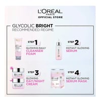 غسول رغوي للوجه بحمض الجليكوليك من لوريال - 100 مل