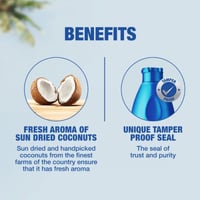 زيت شعر جوز هند نقي 100% الازرق من بارشوت - 600مل