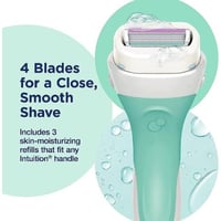 ماكينة حلاقة شعر بالصبار وفيتامين اي من شيك - 2قطع...