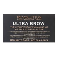 مجموعة الحواجب الترا برو متوسط الى غامق من ريفلوشن