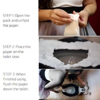 غطاء لكرسي الحمام طهارة وحماية من الجراثيم من توال...