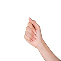 اظافر تركيب شكل بيضاوي فرنسي طبيعي من لوكا - N7