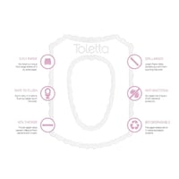 مناديل لغطاء الحمام طهارة وحماية من الجراثيم من تو...