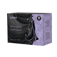 مناديل عبايه منظف من زورو - 12منديل