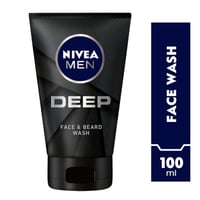 نيفيا ديب للرجال غسول وجه 100 مل