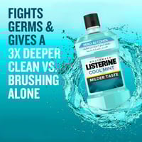 غسول فم زيرو بالنعناع البارد من ليسترين - 500مل