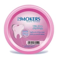 بودرة اسنان بزيت القرنفل سموكرز من ايفا - 40جرام