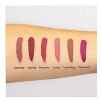 طقم احمر شفاه سائل ميت مات هيوز 3 من ذا بالم - 6قط...