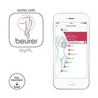 جهاز إزالة الشعر بيور سكن برو اي بي ال 5500 أبيض م...