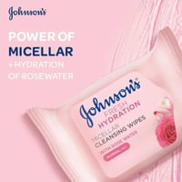 مناديل لإزالة المكياج ميسلار بالورد للبشرة العادية...