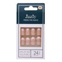 جازلي اظافر جاهزة الاستخدام شكل بيضاوي 04