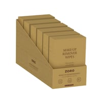 مناديل لإزالة المكياج من زورو - 50منديل
