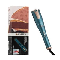 مكواه تلفيف الشعر السريع الذاتي ازرق من يونايتيد -...