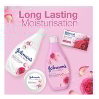 غسول جسم مع ماء الورد فيتا ريش من جونسون - 400مل