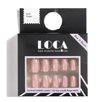 اظافر تركيب شكل بيضاوي وردي من لوكا - N1