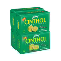 صابون قالب بعطر الليمون 4 × 175 جرام سينثول من غود...