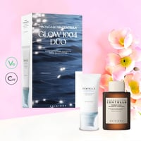 مجموعة العناية بالبشرة سنتيلا ثنائي التوهج من سكين...