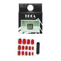 أظافر اصطناعية شكل اوفال 21 من لوكا