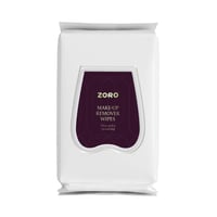 مناديل لإزالة المكياج من زورو - 50منديل