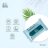 مناديل مبللة طبيعي مزيلة للبقع من بست كلين - 10قطع...