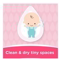 قطن للمكياج قطع نقية من جونسون - 80قطعة