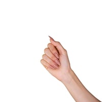 اظافر تركيب شكل الموند لون النود من لوكا- A1