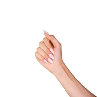 اظافر تركيب شكل الموند وردي فرنسي من لوكا - A5