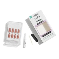 اظافر تركيب شكل الموند لون النود من لوكا- A1