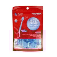 فرشاة ومعجون مع خيط تنظيف الاسنان من بيوتي سيستم -...