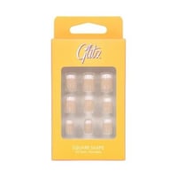 اظافر صناعية شكل سكوير فرنسي نود من جليتز - 13