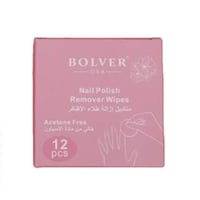 مناديل إزالة طلاء اظافر من بلوفير - 12قطعة