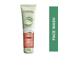 غسول مقشر بالطين النقي بالطحالب الحمراء من لوريال...